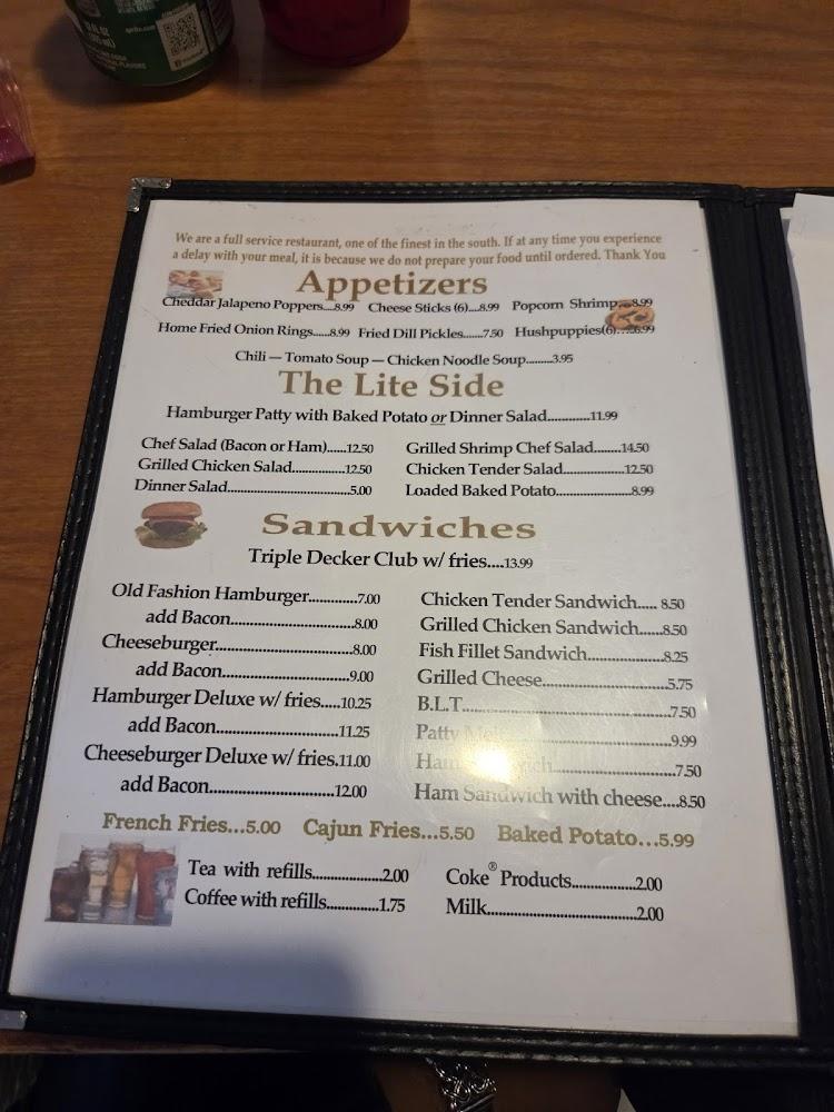 Pell City Steak House Restaurant Menu image 4